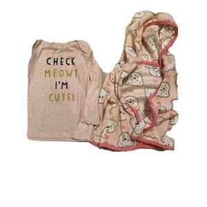 Baby girls fleece jacket and shirt 9 months. (Seller ID 26)